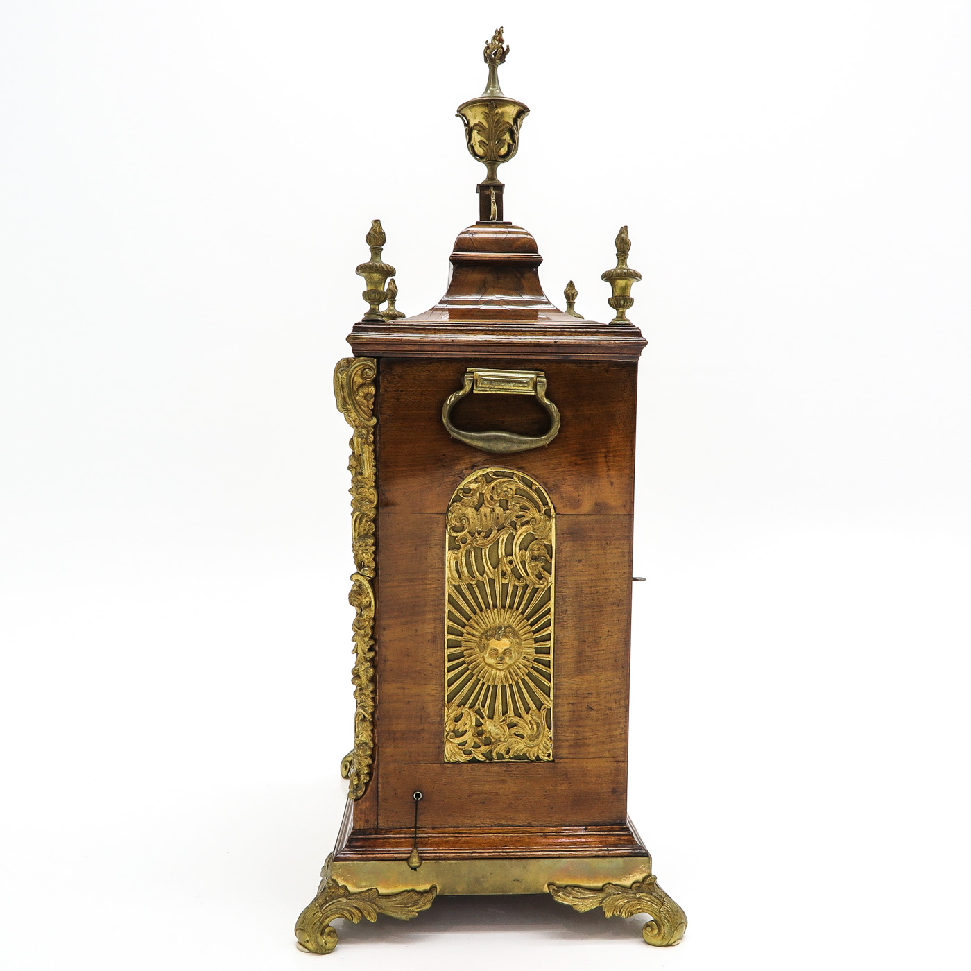 An English Table clock - Image 2 of 10