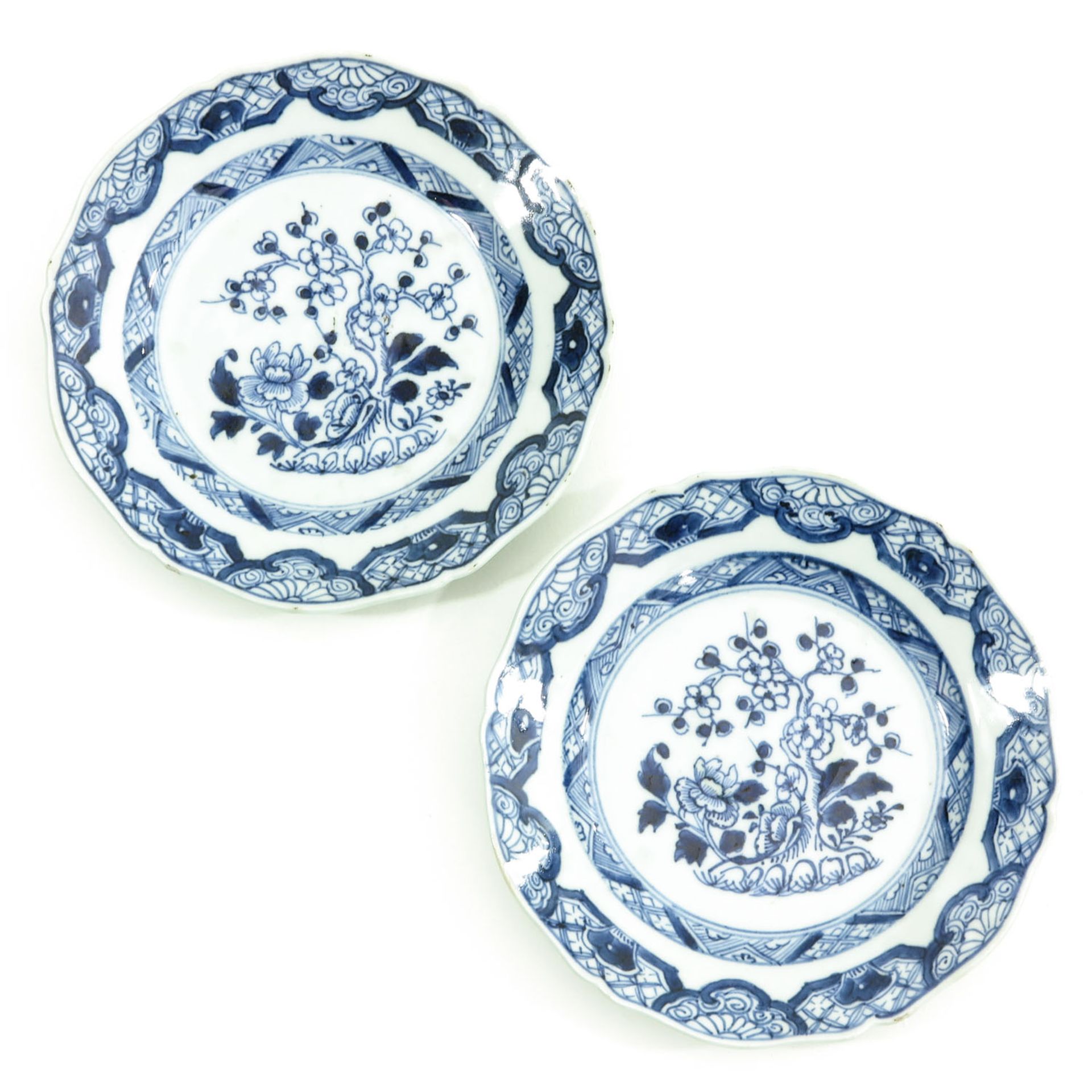 A Series of 6 Blue and White Plates - Bild 3 aus 10