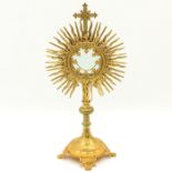 A Fine 19th Century Gilt Monstrance