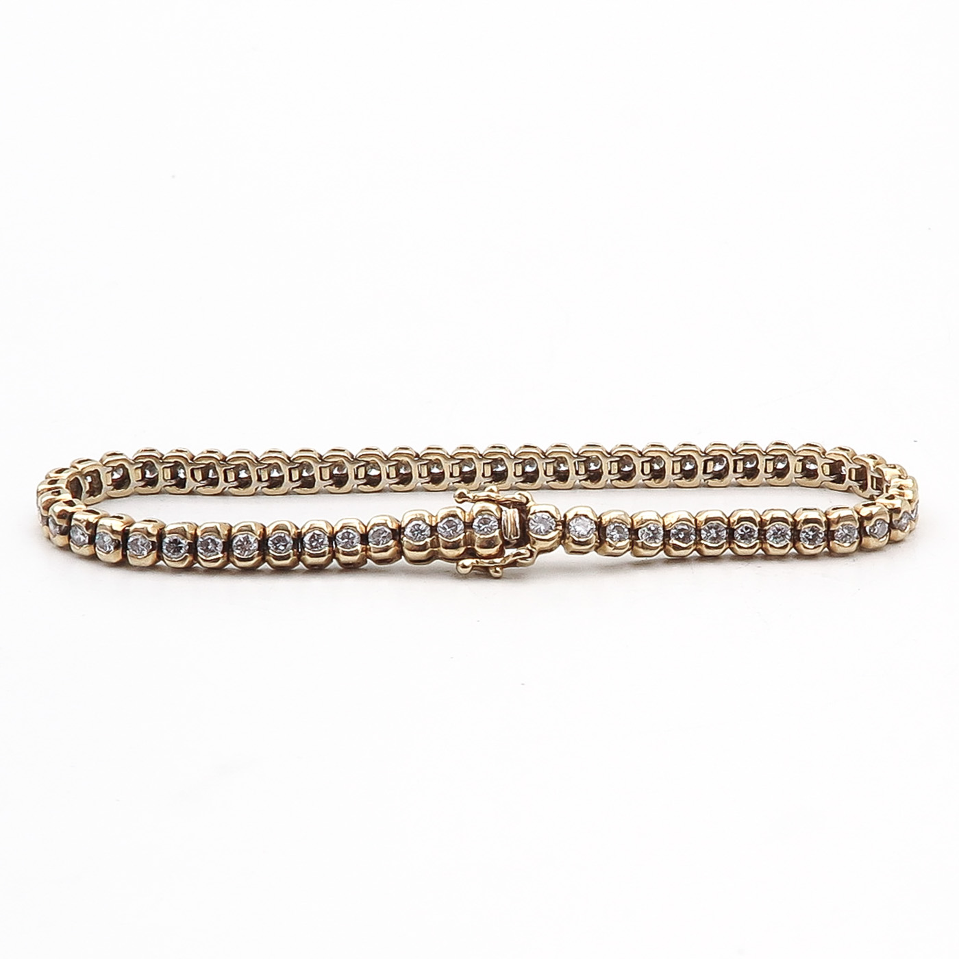 A Diamond Tennis Bracelet - Image 2 of 3