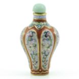 A Famille Rose Snuff Bottle