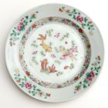 A Famille Rose Plate