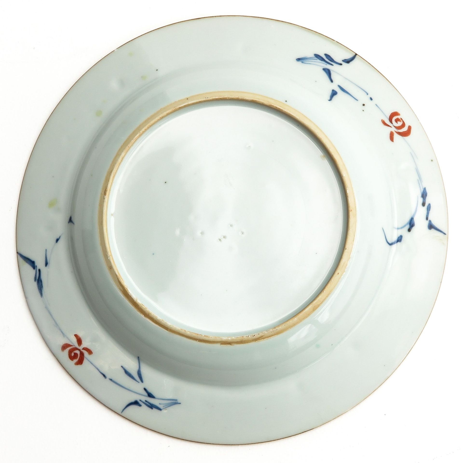 A Doucai Decor Charger and Plate - Image 8 of 10