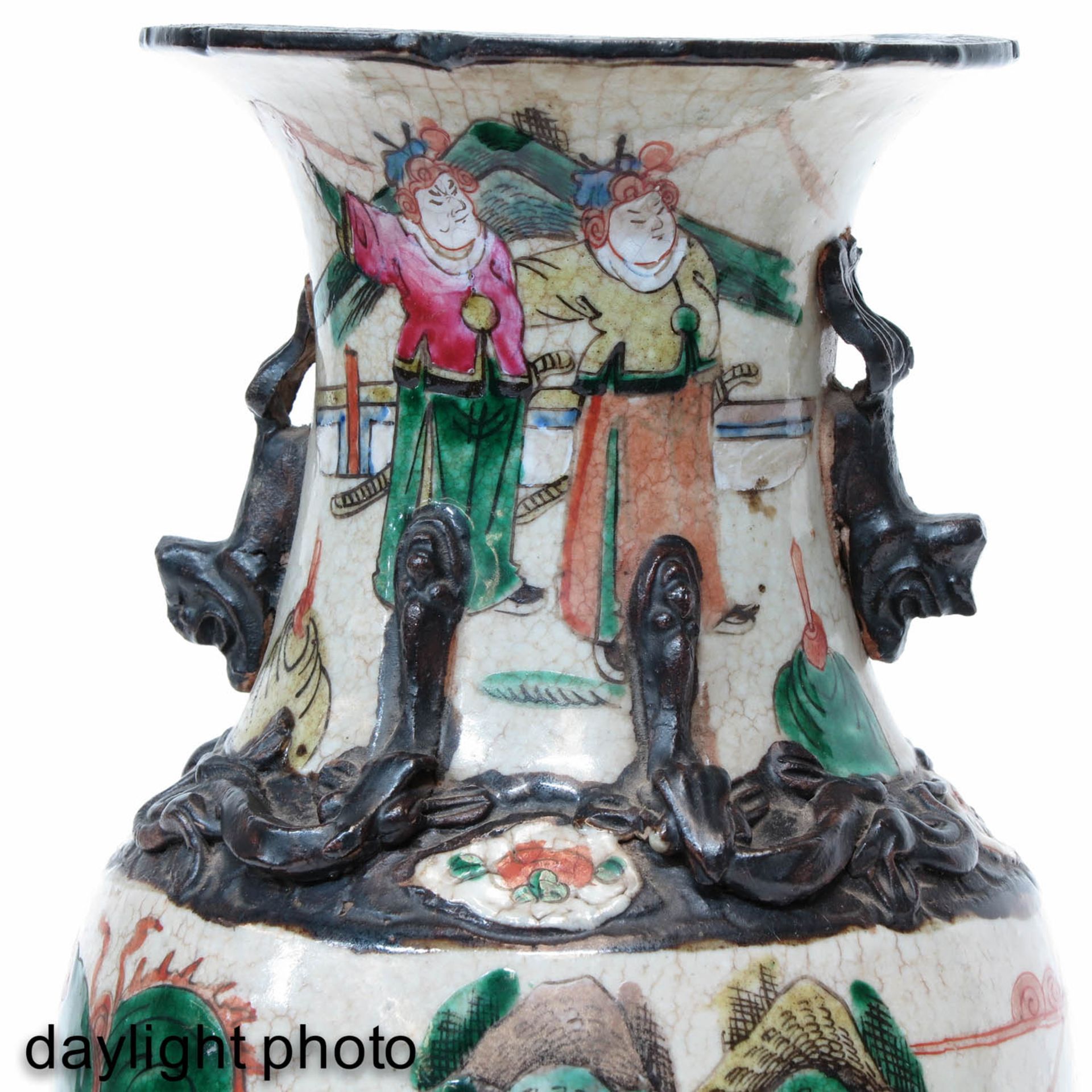 A Nanking and Cantonese Vase - Image 10 of 10