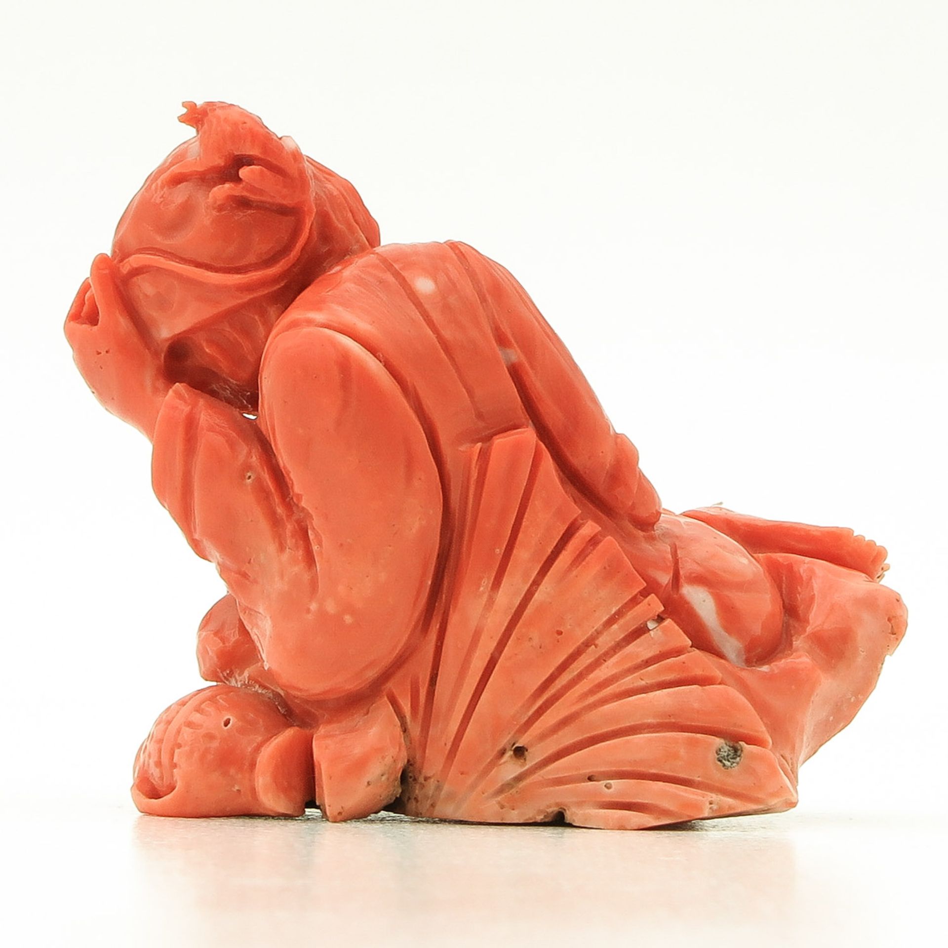 A Carved Coral Sculpture - Image 3 of 9