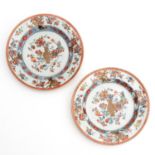 A Pair of Polychrome Plates