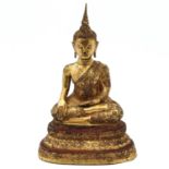 A Gilt Bronze Buddha