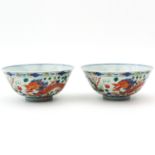 A Pair of Dragon Decor Bowls