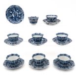 A Collection of Cups and Saucer