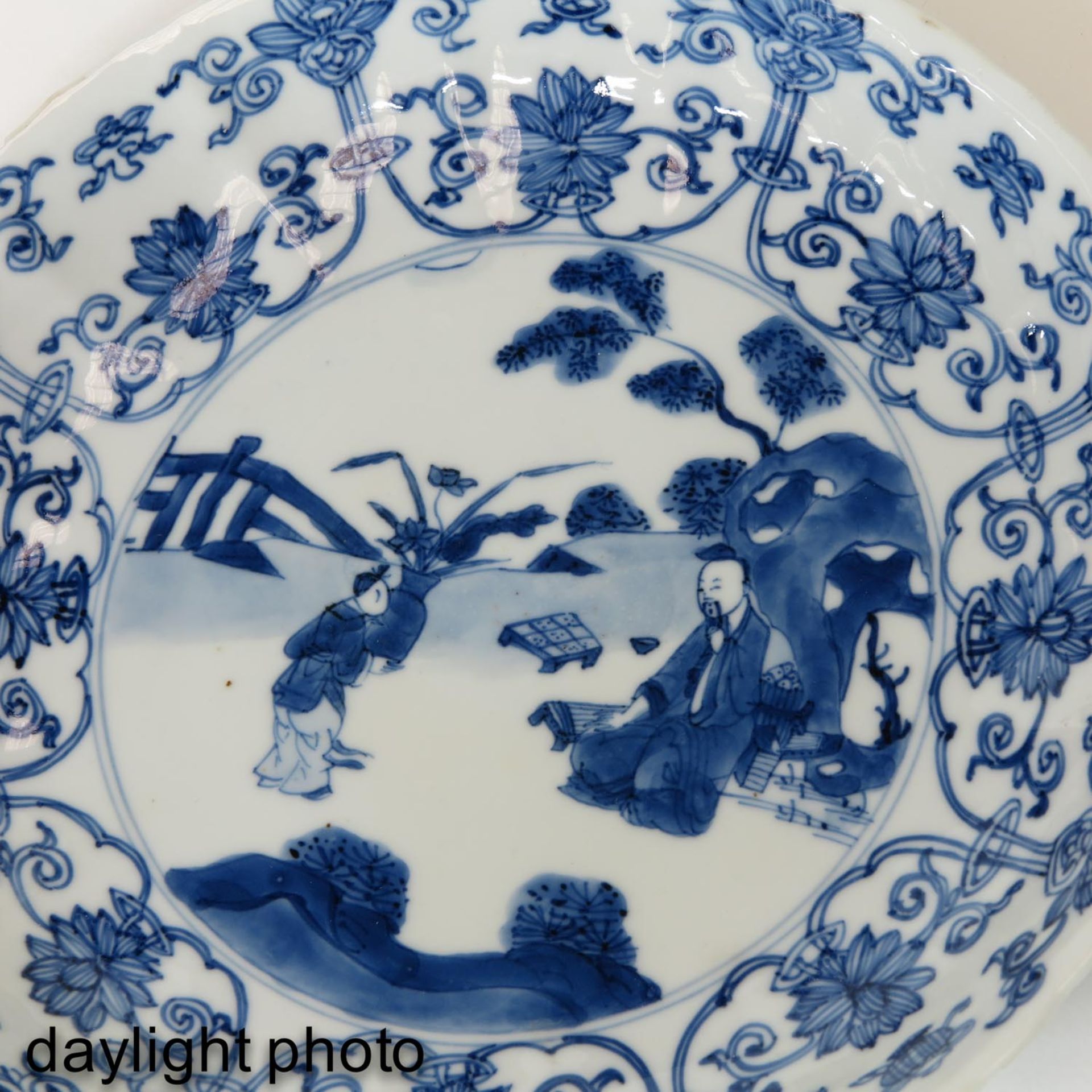 A Blue and White Plate - Image 6 of 6