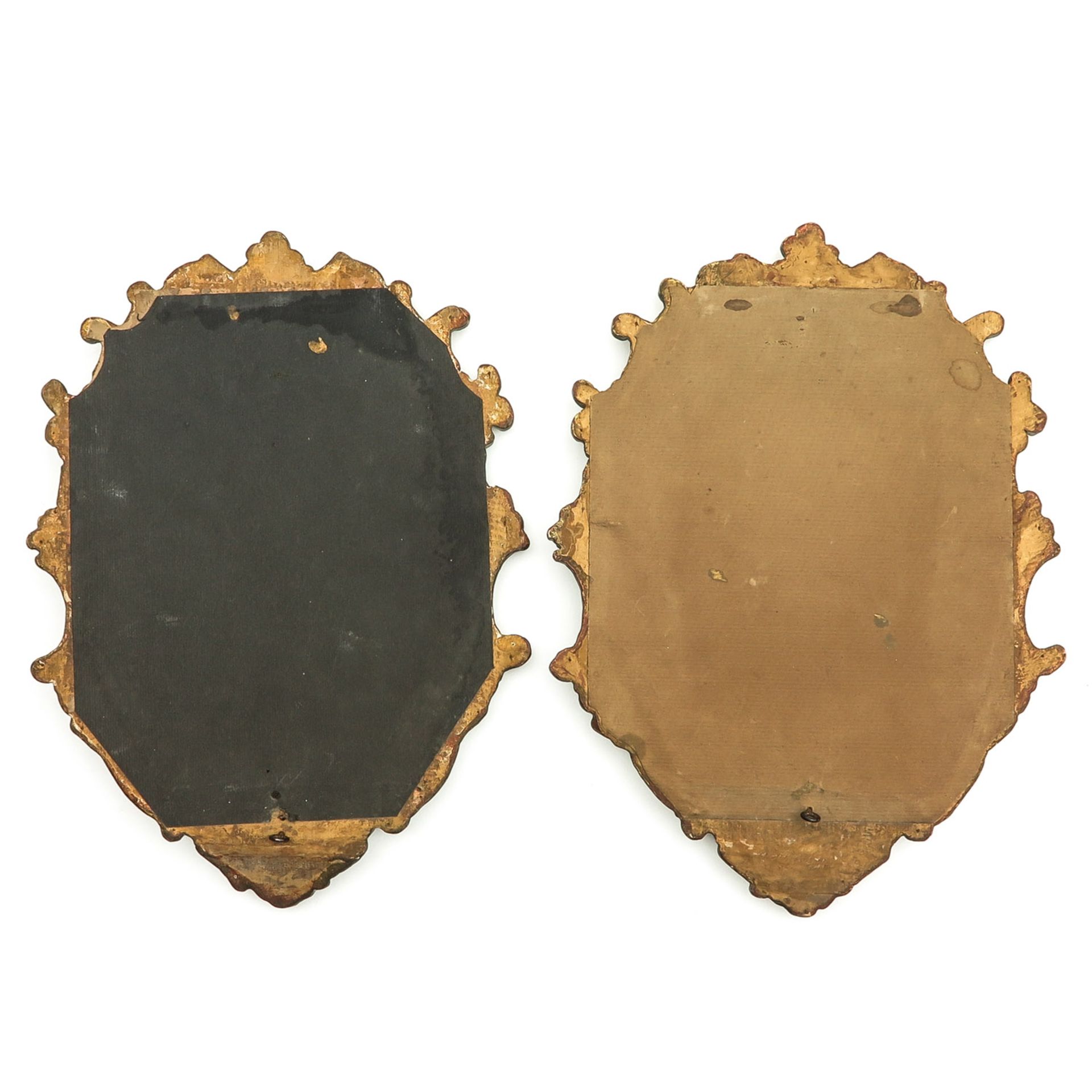 A Pair of 18th - 19th Century Wood Framed Mirrors - Bild 2 aus 8