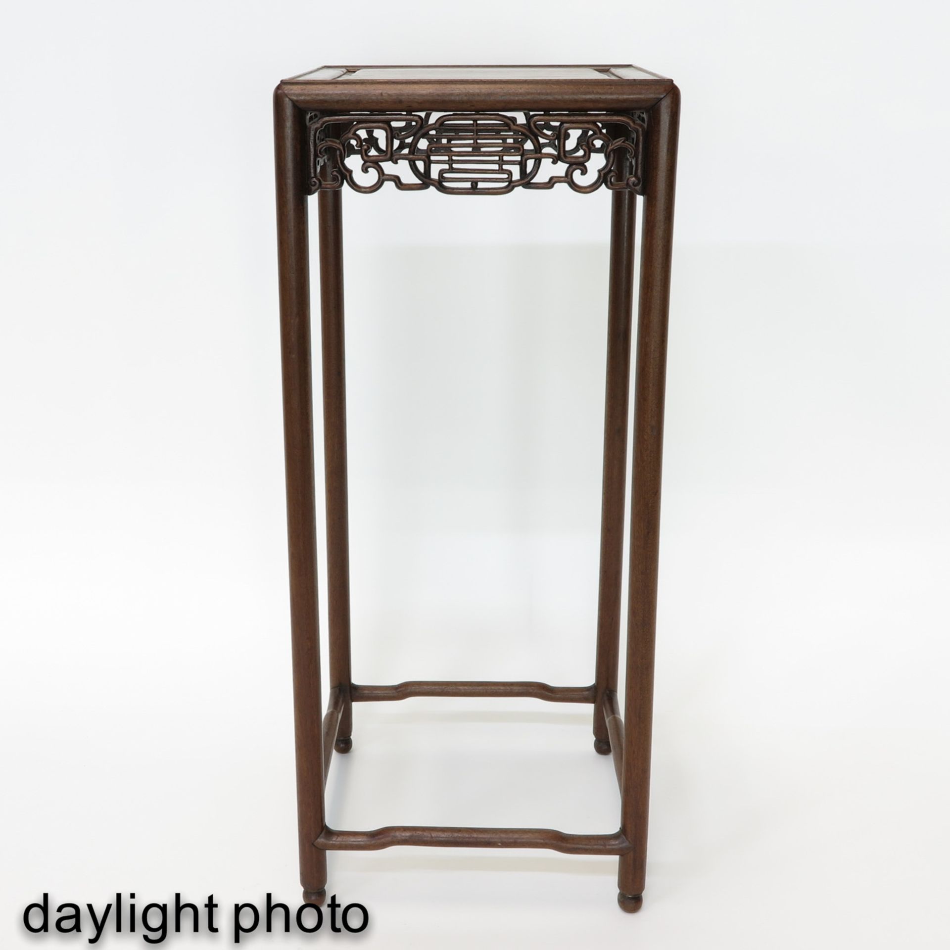 A Carved Wood Side Table - Image 6 of 8