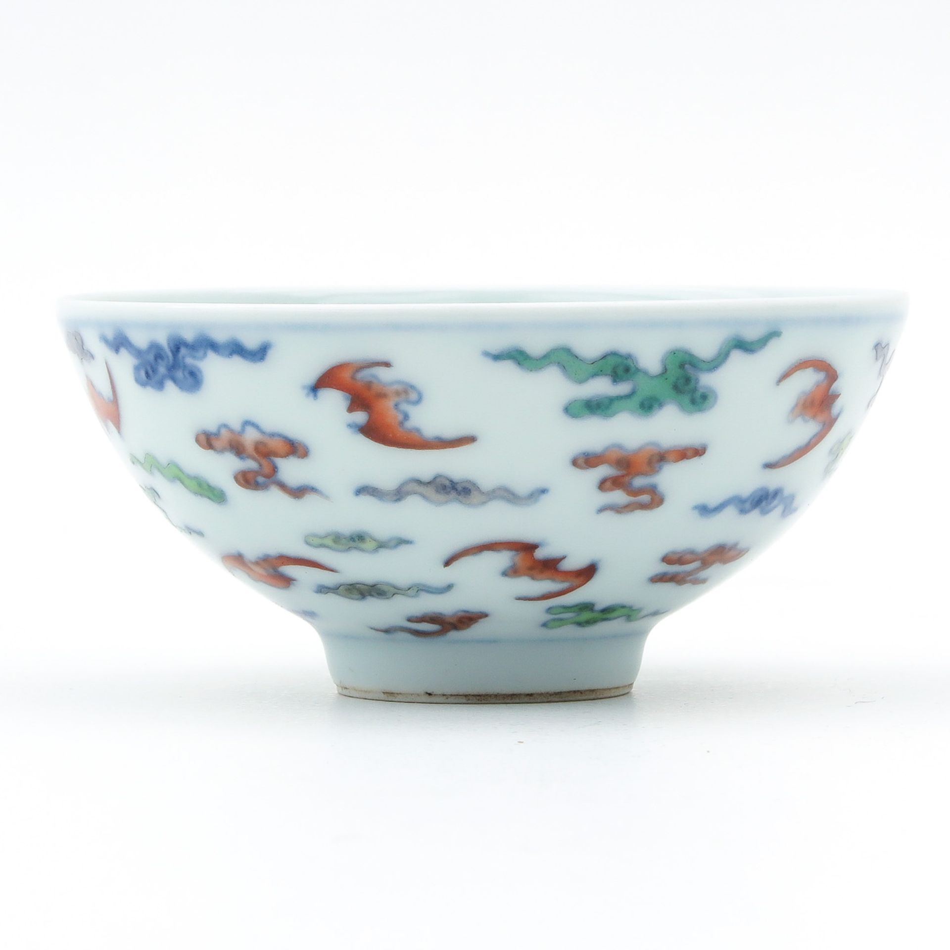 A Small Doucai Decor Bowl - Image 4 of 9