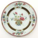 A Famille Rose Plate