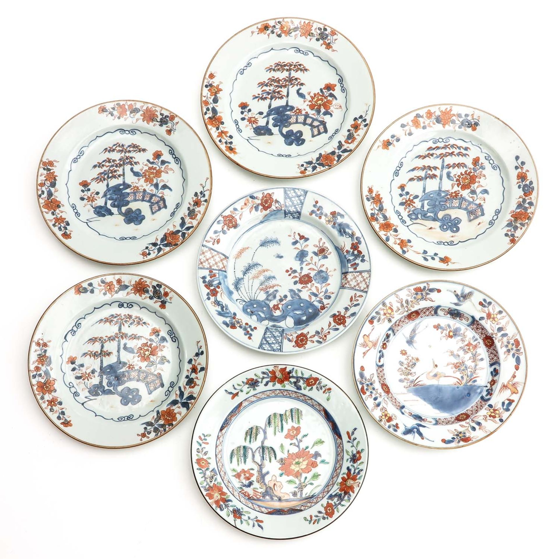 A Collection of 7 Plates