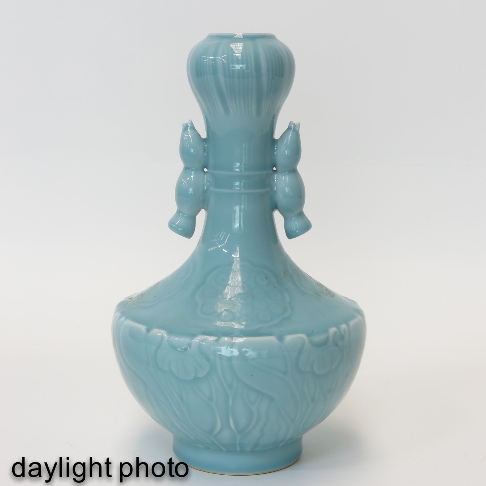 A Light Blue Glazed Vase - Image 7 of 10