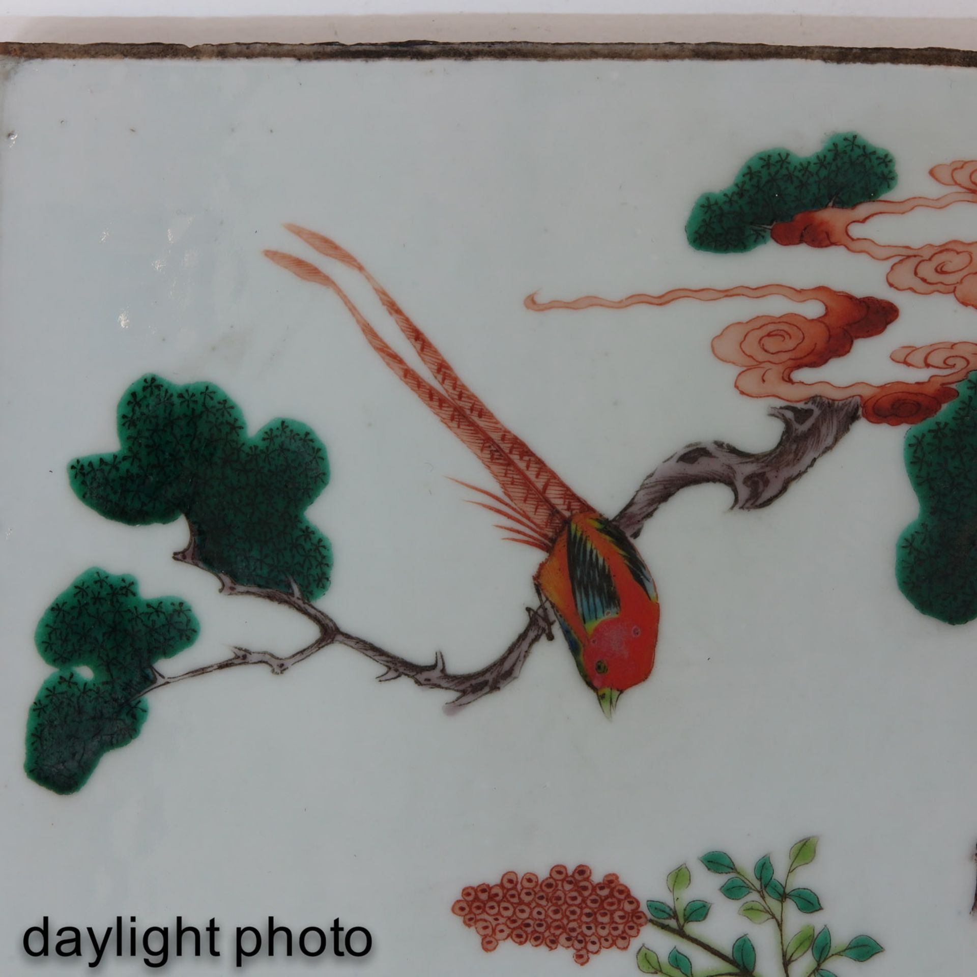 A Polychrome Decor Tile - Image 5 of 6