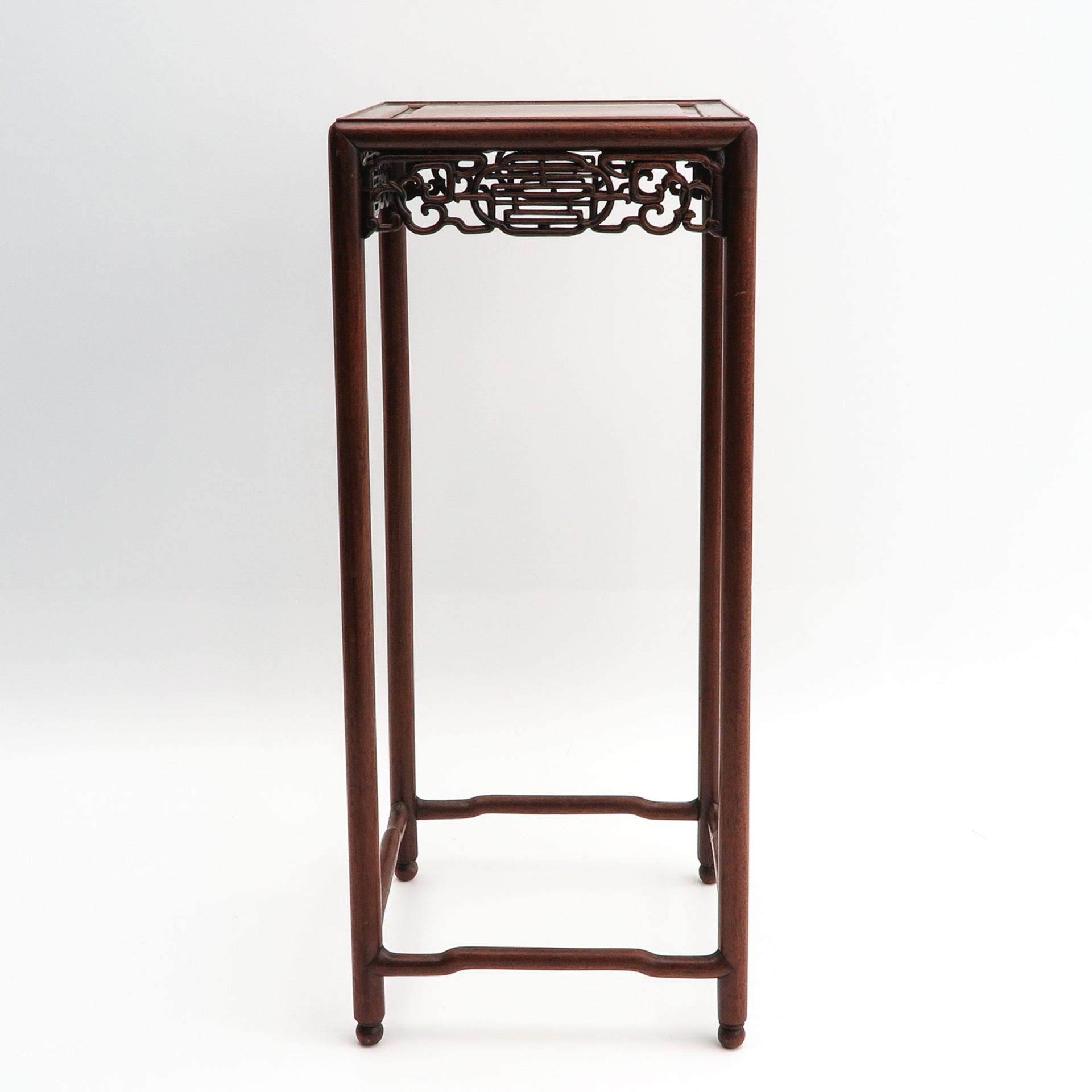 A Carved Wood Side Table - Image 3 of 8