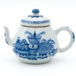 A Blue and White Teapot