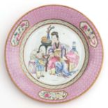 A Famille Rose Plate