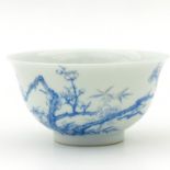 A Blue and White Bowl