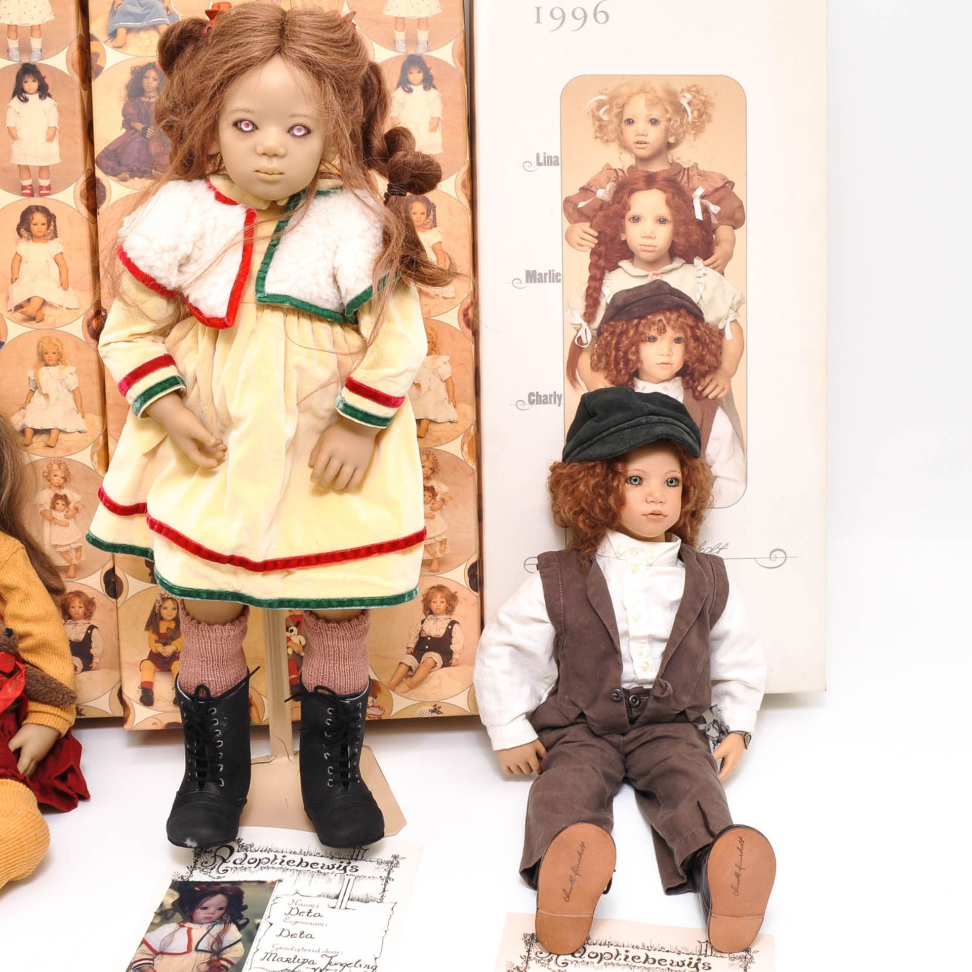 A Collection of 4 Annette Himstedt Dolls - Image 2 of 5