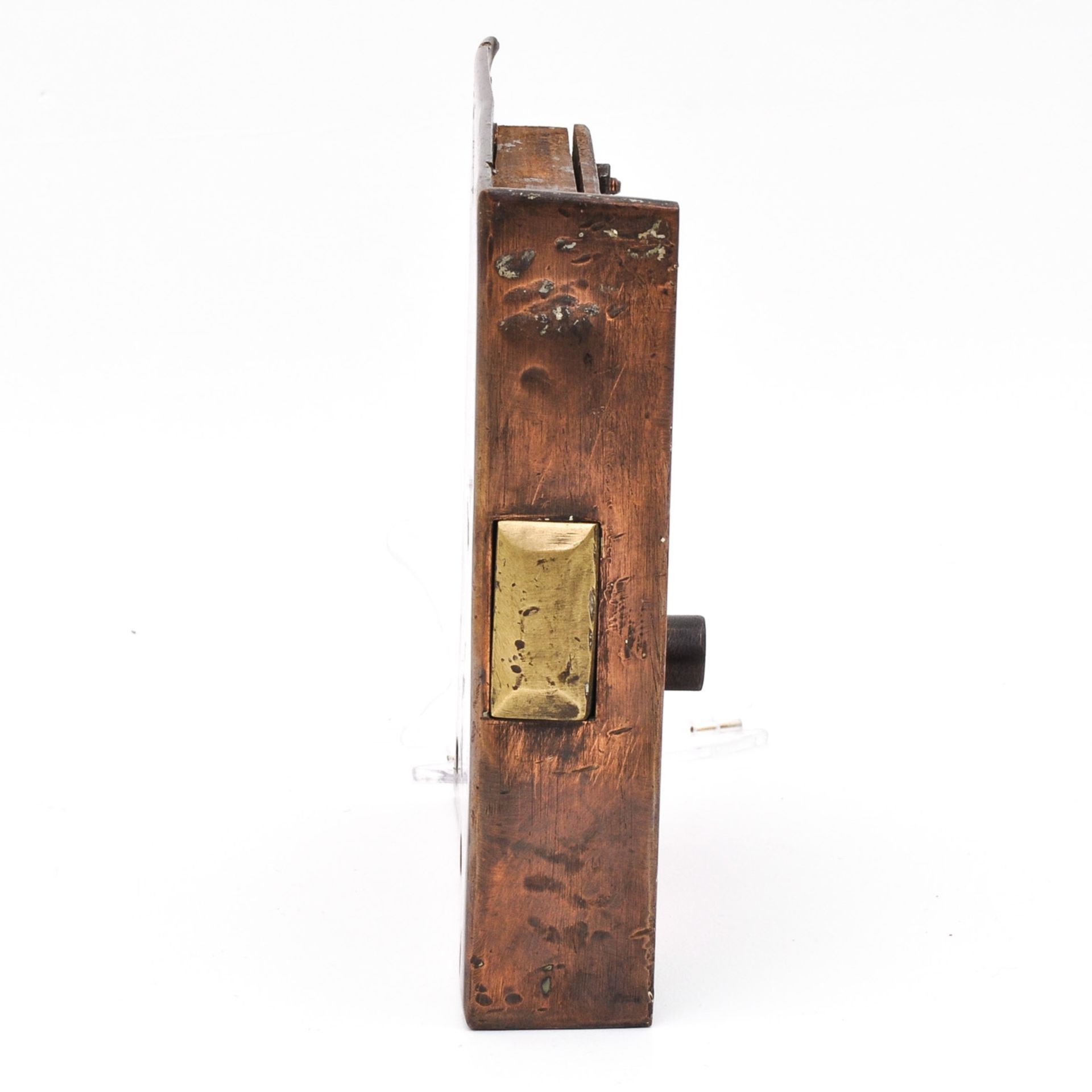 An 18th Century Copper Door Lock - Image 2 of 4
