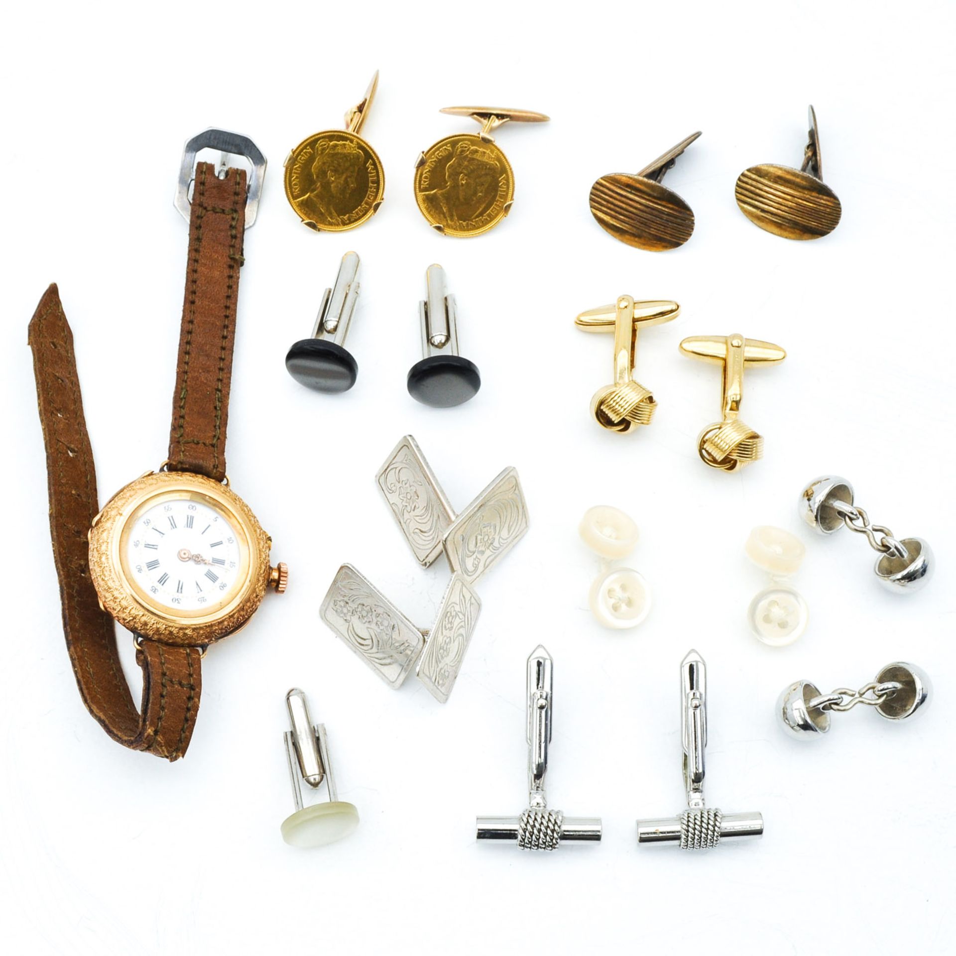 A Watch and Cuff Links