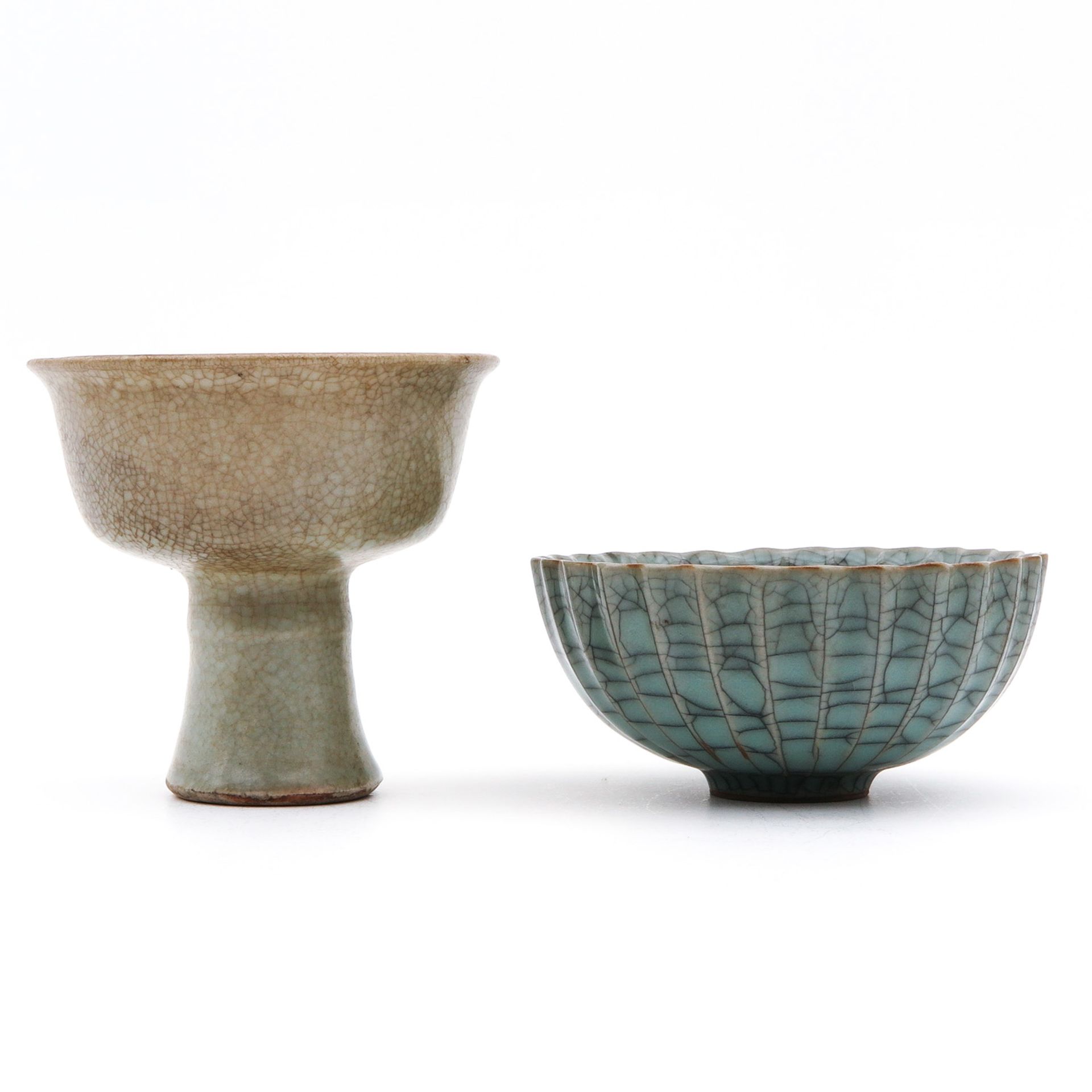 A Stem Cup and Bowl - Image 4 of 10
