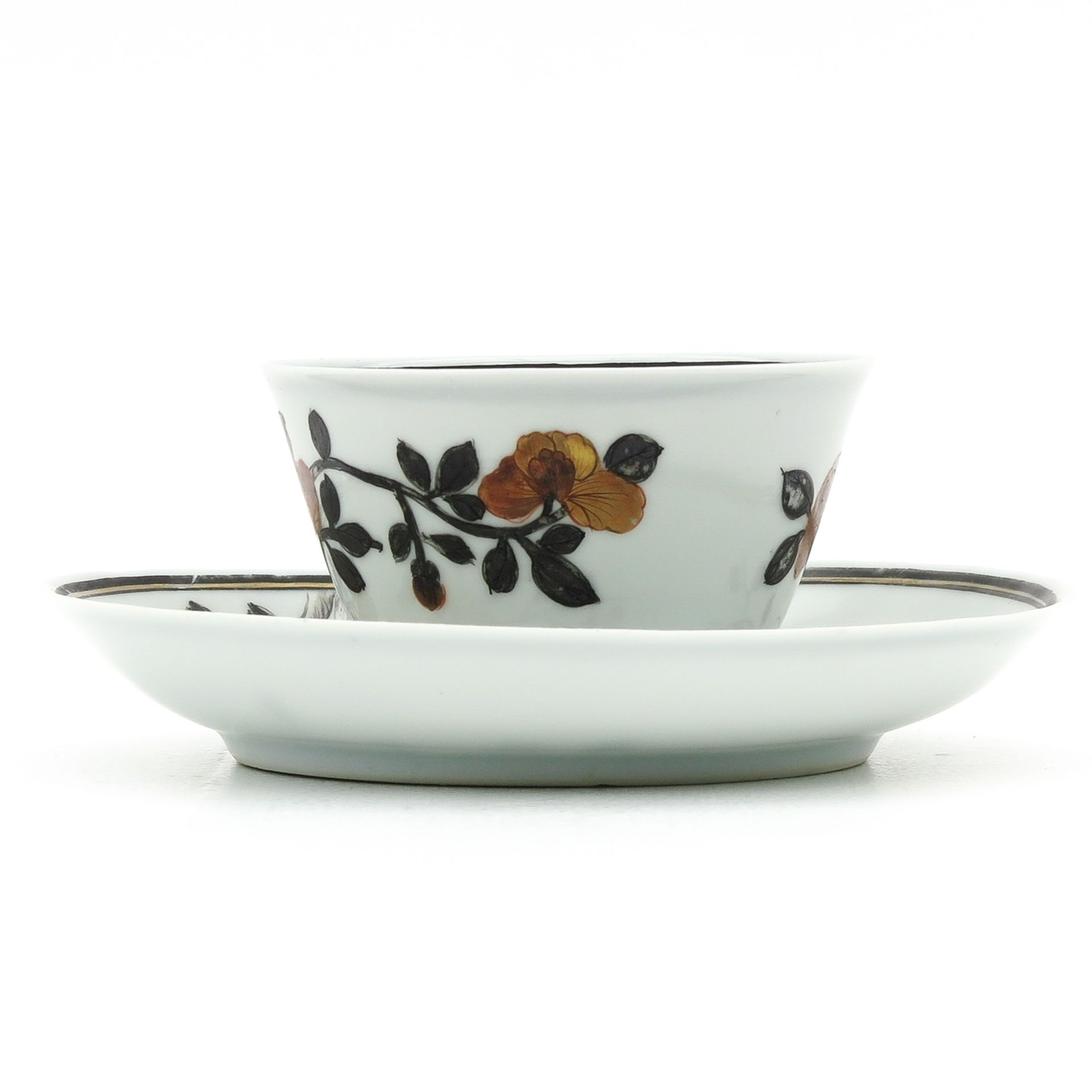 An Encre de Chene Cup and Saucer - Image 3 of 10