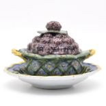 An 18th Century Delft Blackberry Jam Tureen