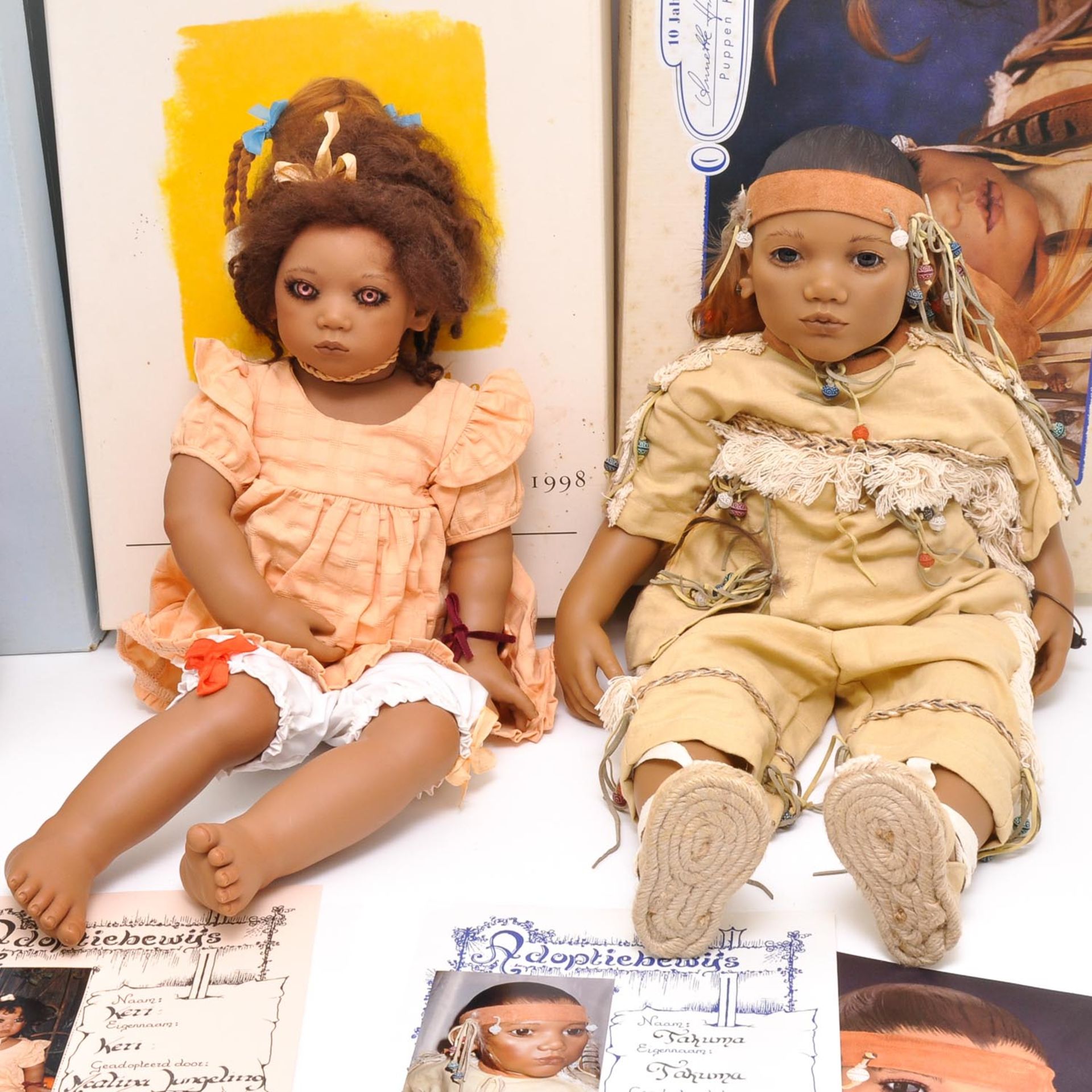 A Collection of 4 Annette Himstedt Dolls - Image 2 of 5