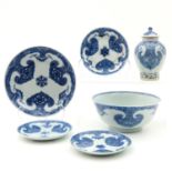 A Collection of Blue and White Porcelain