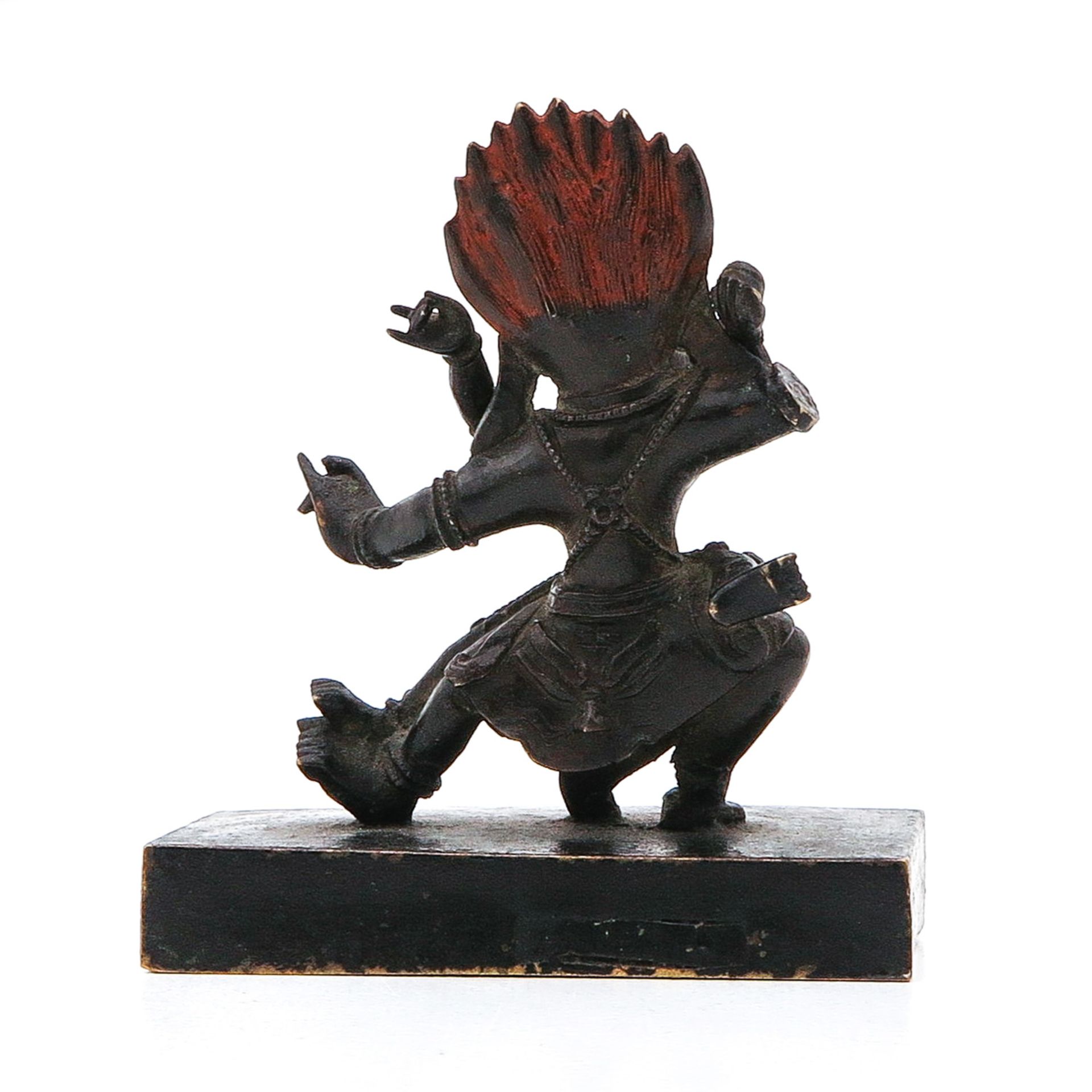 A Bronze Ming Sculpture - Image 3 of 9