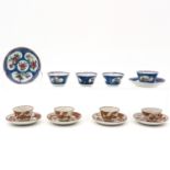 A Collection of Cups and Saucer