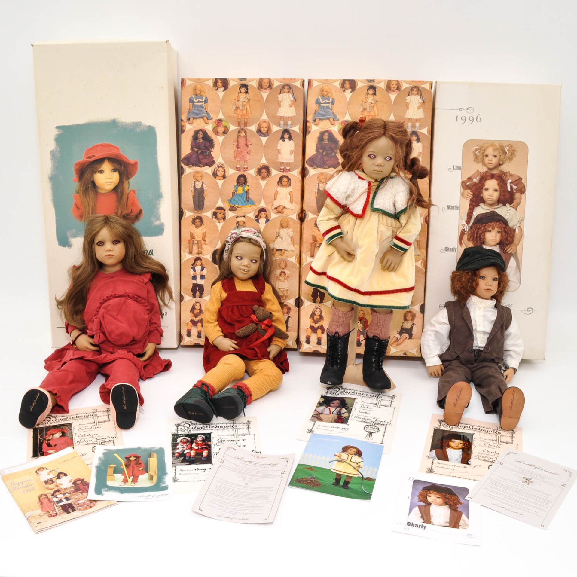 A Collection of 4 Annette Himstedt Dolls