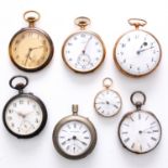 A Collection of 7 Pocket Watches
