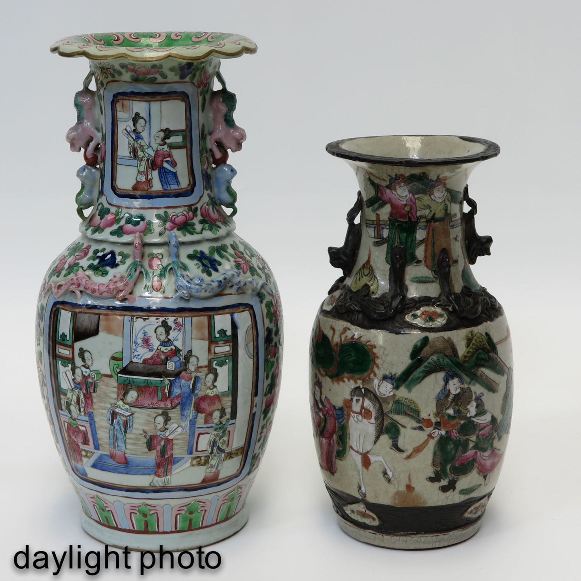 A Nanking and Cantonese Vase - Image 7 of 10