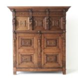 A 17th Century 5 Door Flemish Cabinet