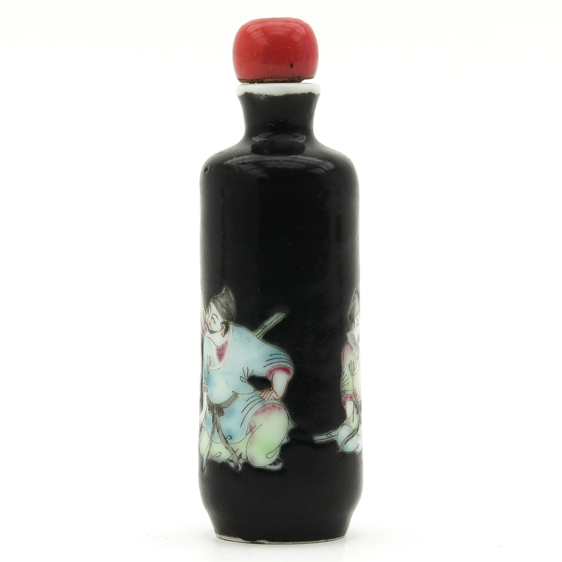 A Famille Noir Snuff Bottle - Image 3 of 9