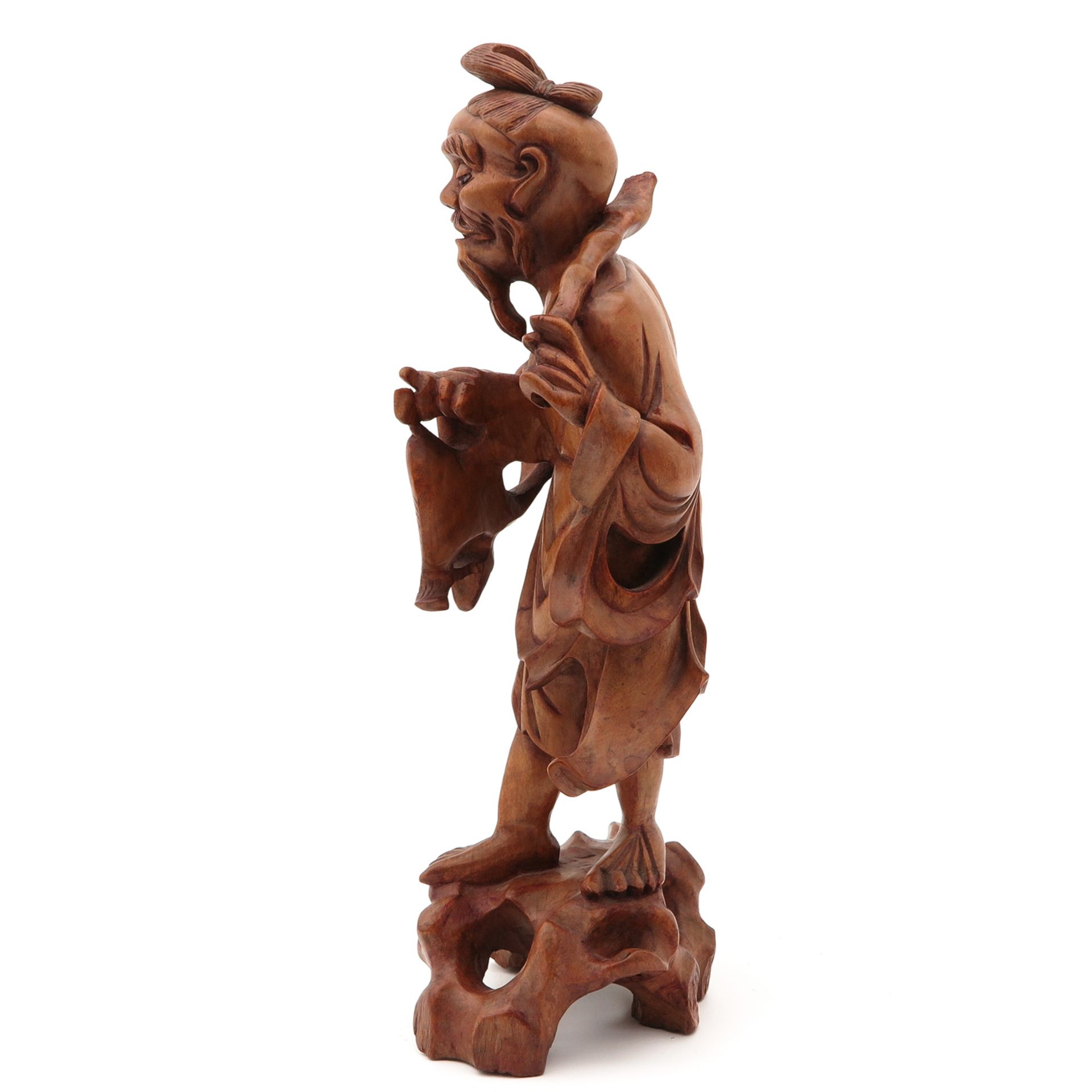 A Carved Wood Sculpture - Image 2 of 10