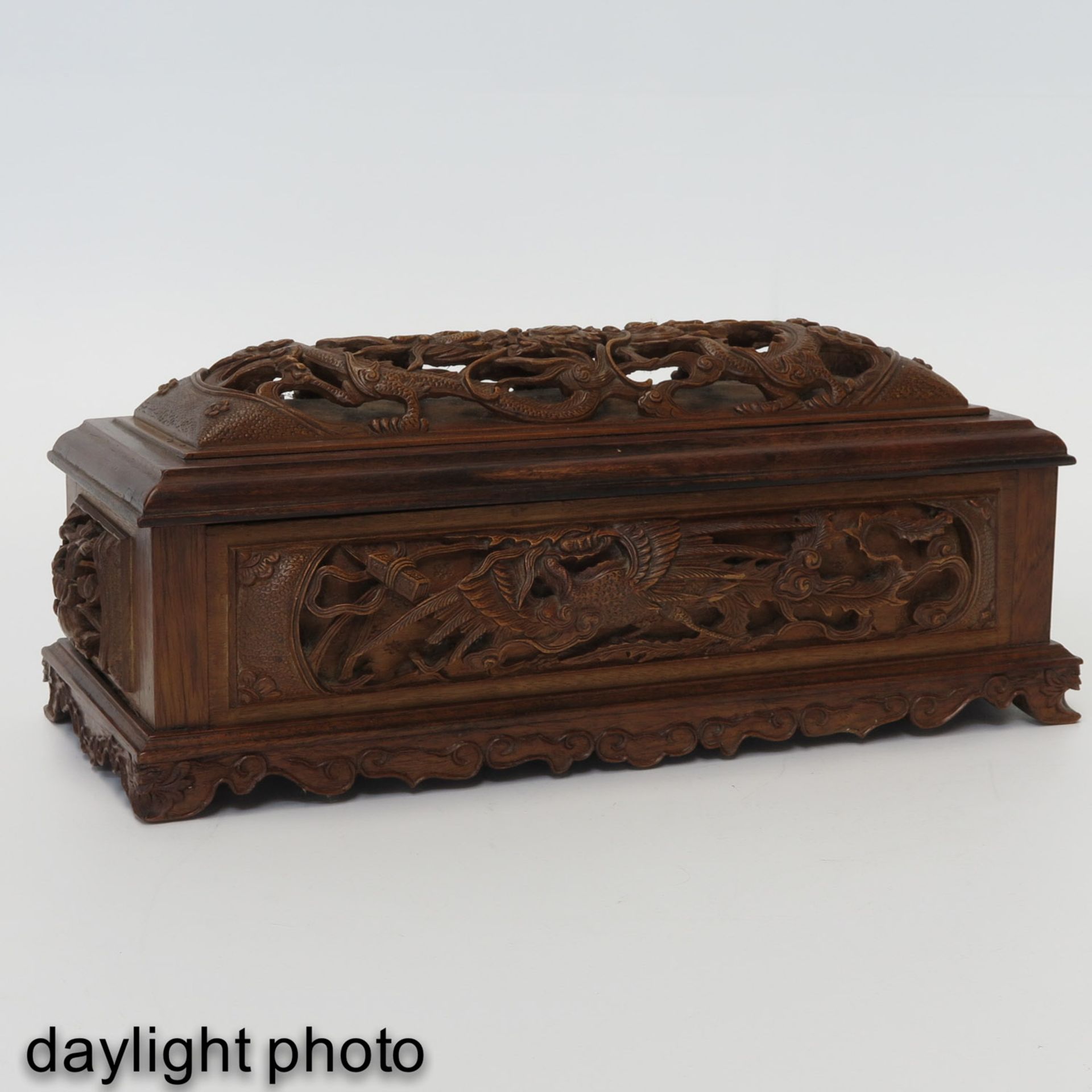 A Carved Wood Box - Image 7 of 10