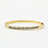 A Ladies 14KG Diamond Bracelet