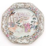 A Famille Rose Dish