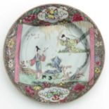 A Famille Rose Plate