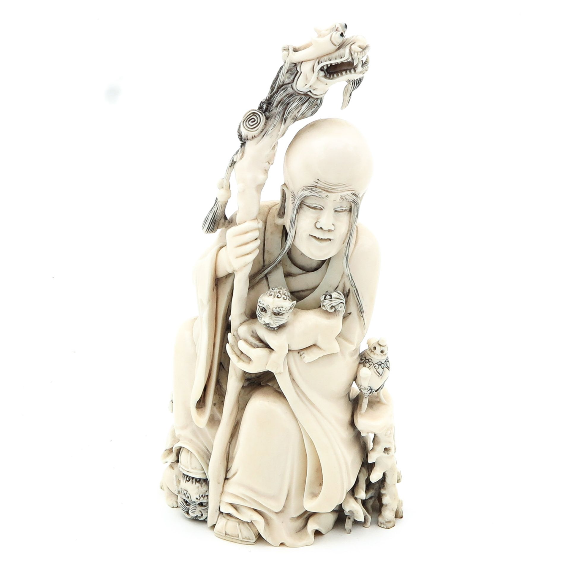 A Carved Chinese Sculpture