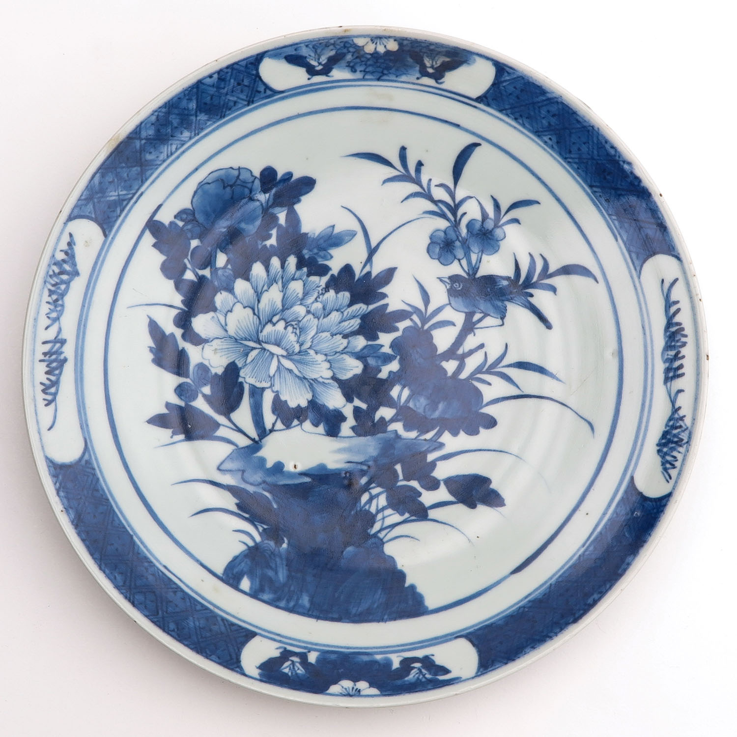 2 blue and White Plates - Image 3 of 9