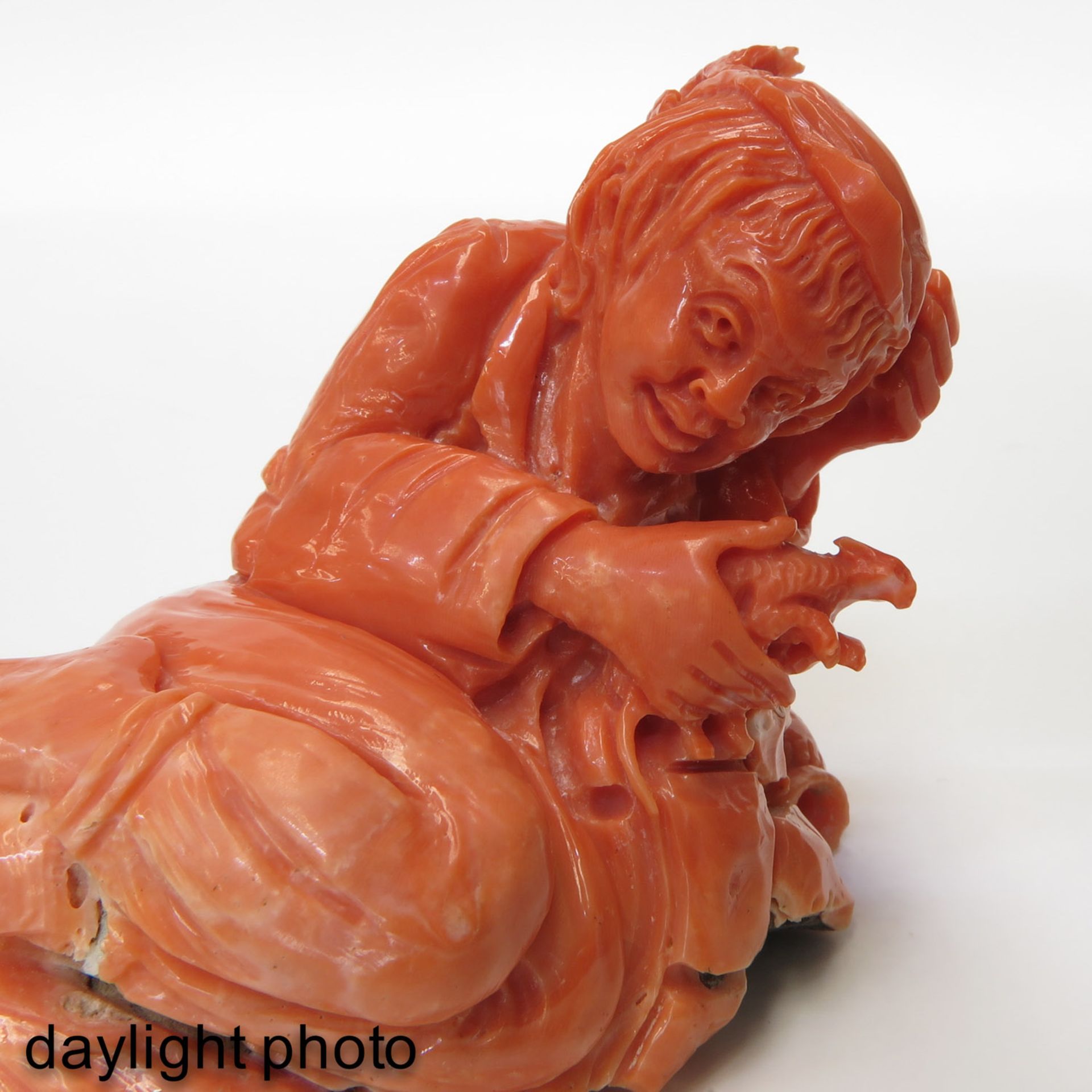 A Carved Coral Sculpture - Image 9 of 9