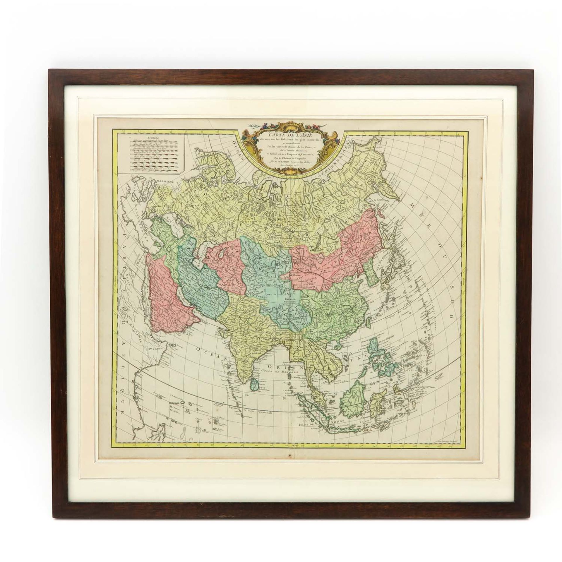 A Map Titled Carte de L Asie