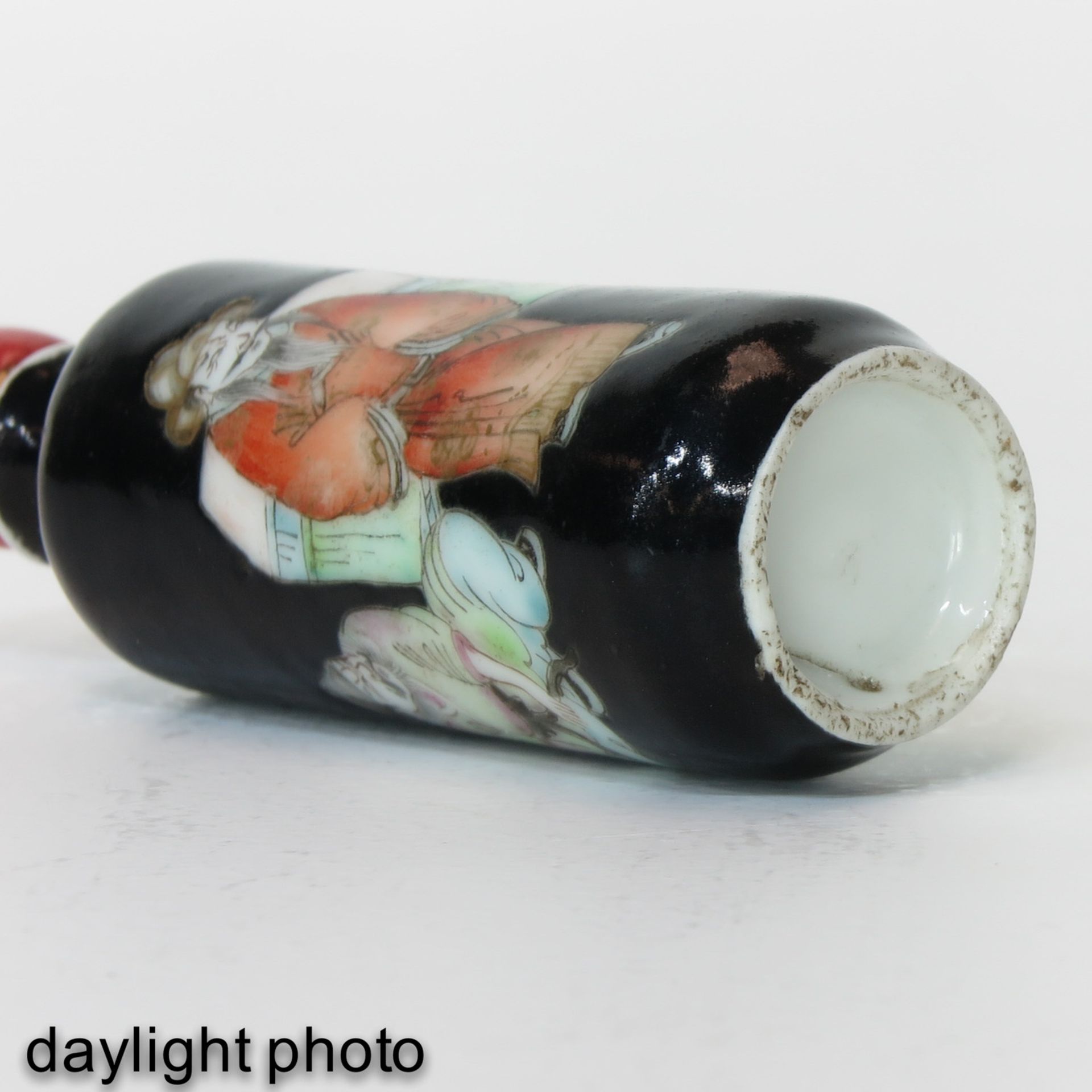 A Famille Noir Snuff Bottle - Image 8 of 9